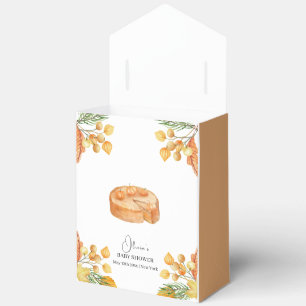 Ballotins Baby shower d'automne de Citrouille à tarte rustiq