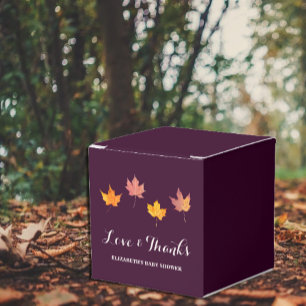 Ballotins Baby shower d'automne Maple Feuille