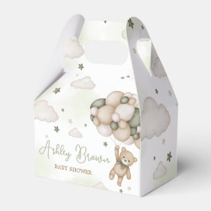 Ballotins Baby shower de ballon d'ours vert