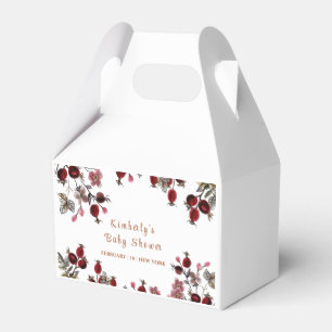 Ballotins Baby shower de Berry Fleur sauvage moderne en fleu