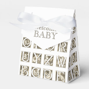 Ballotins Baby shower de bloc Alphabet pour enfants françai
