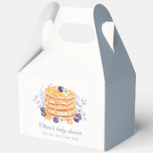 Ballotins Baby shower de brunch au bleuet bleu floral