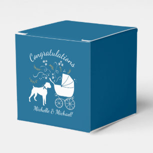 Ballotins Baby shower de chien de boxe