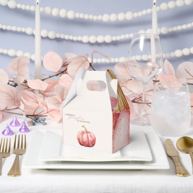 Ballotins Baby shower de Citrouille Ballotin rose (Mariage)