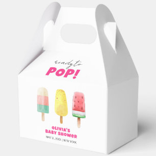 Ballotins Baby shower de crème glacée Popcicle été moderne