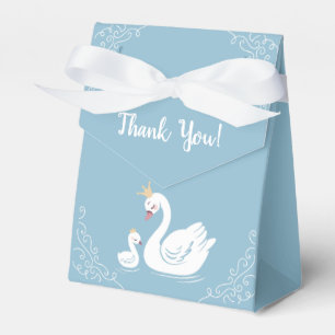 Ballotins Baby shower de cygne Vintage