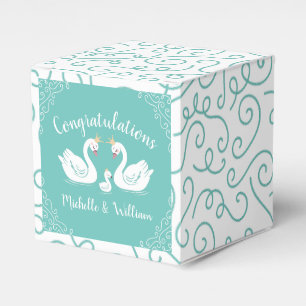 Ballotins Baby shower de cygne Vintage