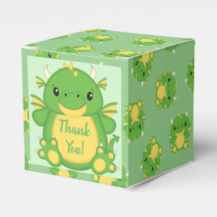 Ballotins Baby shower de dragon vert
