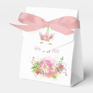 Ballotins Baby shower de fille rose arc-en-ciel