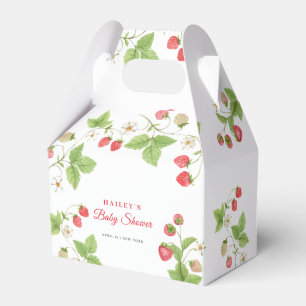 Ballotins Baby shower de fraise doux simple