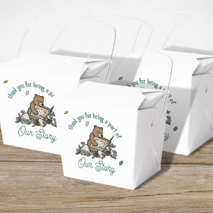 Ballotins Baby shower de l'ours du livre de bois