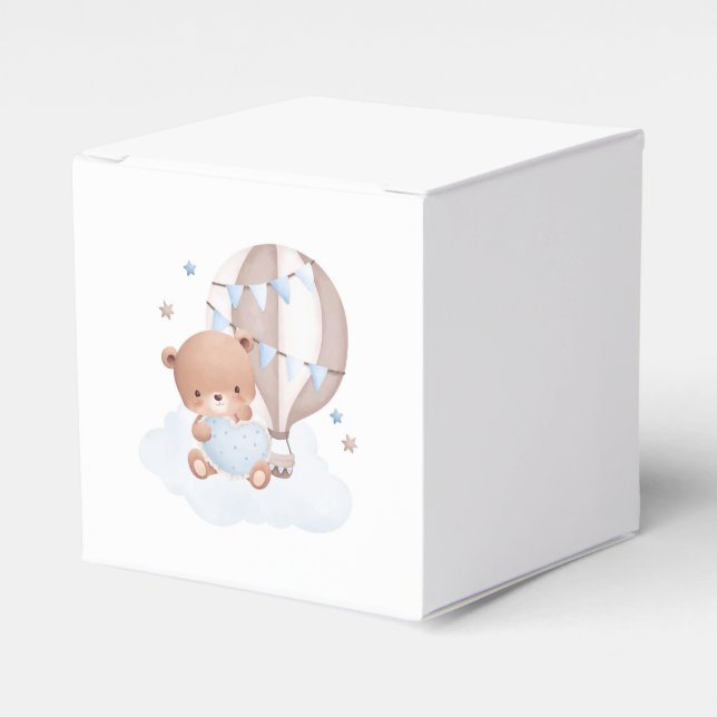 Ballotins Baby shower de l'ours en peluche (Verso)