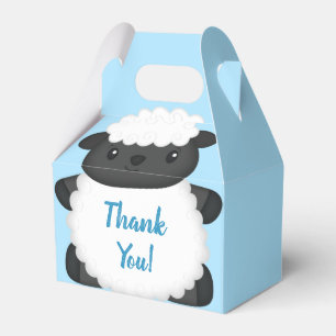 Ballotins Baby shower de mouton ferme Blue Boy