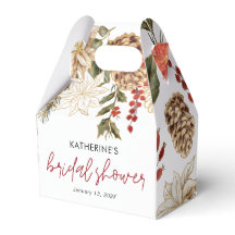 Baby Shower de Noël en Hiver