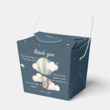 Baby shower de nuit Elephant Air Balloon