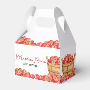 Ballotins Baby shower de panier à pomme automne