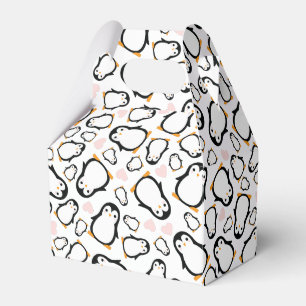 Ballotins Baby shower de pingouin rose