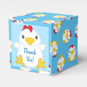 Ballotins Baby shower de poulet Blue Boy