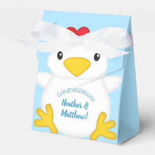 Ballotins Baby shower de poulet Blue Boy