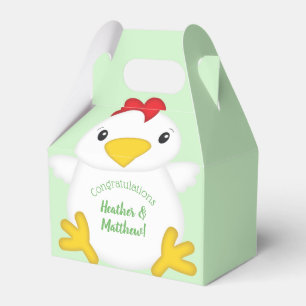 Ballotins Baby shower de poulet vert