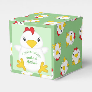 Ballotins Baby shower de poulet vert