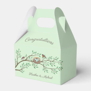 Ballotins Baby shower de printemps des Oiseaux de Robin