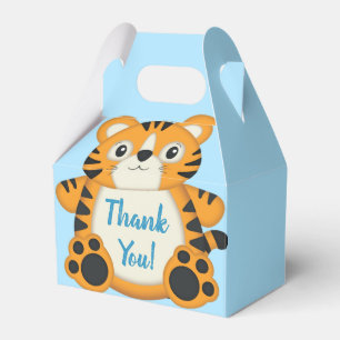 Ballotins Baby shower de tigre bleu