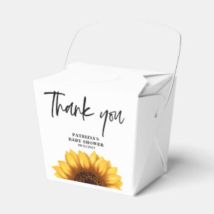 Ballotins Baby shower de tournesol d'automne
