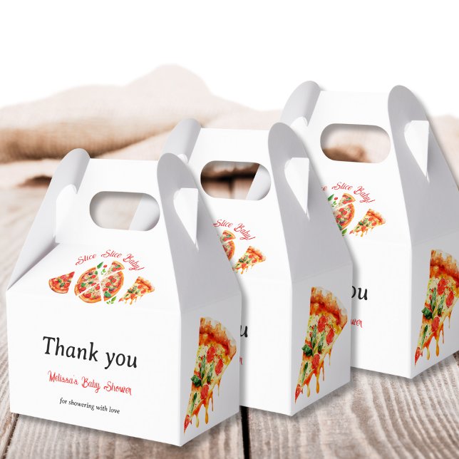 Ballotins Baby shower de tranche de pizza italienne moderne (Créateur téléchargé)