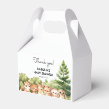 Baby shower des animaux forestiers
