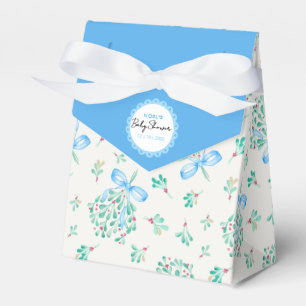 Ballotins Baby shower d'hiver de Mistletoe Blue Ribbon