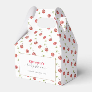 Ballotins Baby shower doux cerise d'aquarelle de printemps
