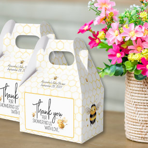 Ballotins Baby shower doux neutre pour les abeilles Merci