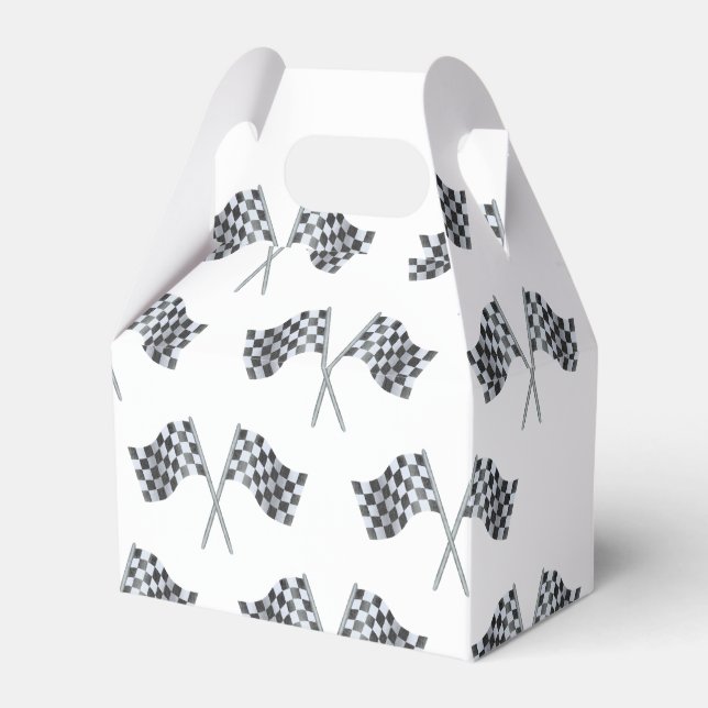 Ballotins Baby shower Drapeau de course (Verso)