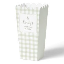 Baby shower En vichy simple et élégant