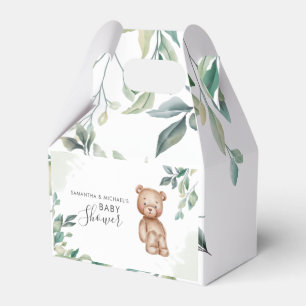 Ballotins Baby shower Eucalyptus Vert Ours Couples