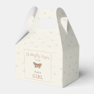 Ballotins Baby shower fille Baisers papillon