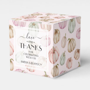 Ballotins Baby shower fille Citrouille rose chic