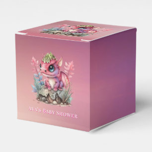 Ballotins Baby shower Fille Dragon Rose Hot