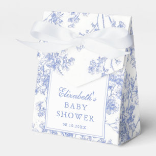 Ballotins Baby Shower Fleur Bleue Vintage
