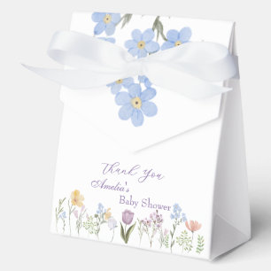Ballotins Baby Shower Fleur Roseau à Ruban Rose