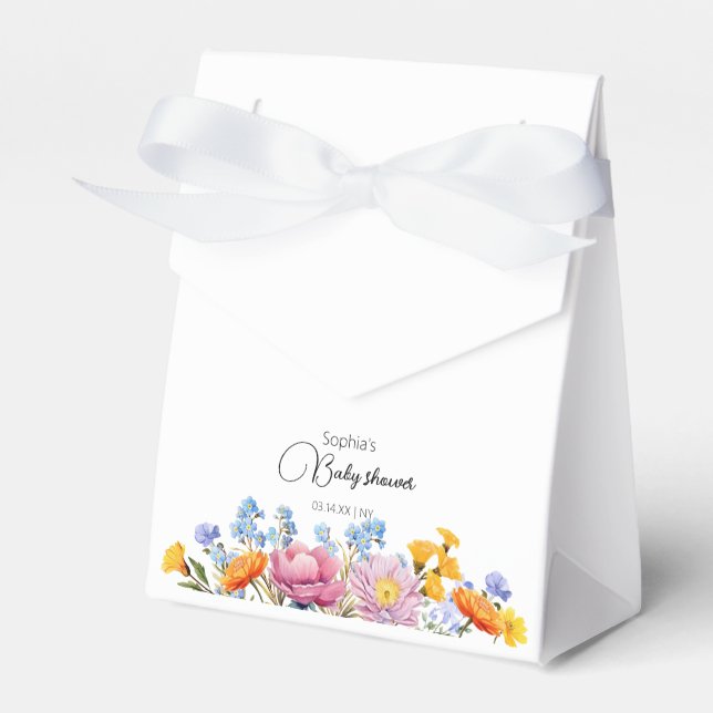 Ballotins Baby shower Fleur sauvage de Mama to Bee boho (Verso)