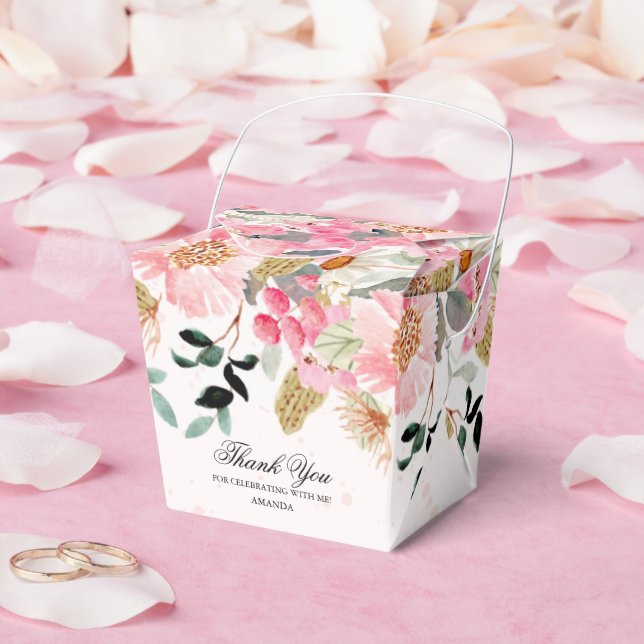 Ballotins Baby Shower Fleurs Aquarelle (Mariage)