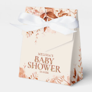 Ballotins Baby Shower Floral Automnal Rustique