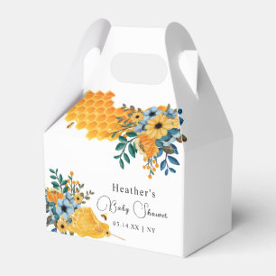 Ballotins Baby shower Floral d'abeille au miel doux moderne