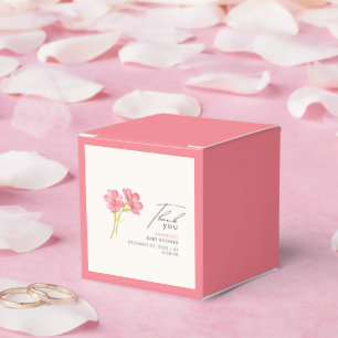 Ballotins Baby shower floral Fleur sauvage de Bohême