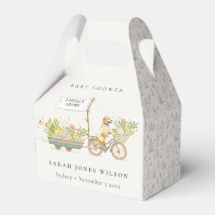 Ballotins Baby shower Floral Golden Retriever cultivé locale