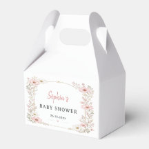 Baby shower floral rose