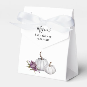 Ballotins Baby shower floral violet citrouille
