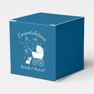 Ballotins Baby shower français de Bulldog Frenchie Blue